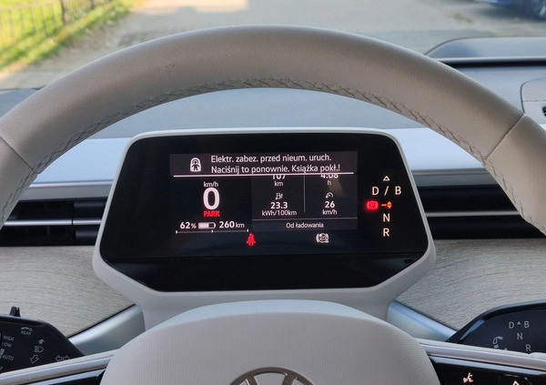 Volkswagen ID.Buzz cena 259900 przebieg: 4600, rok produkcji 2022 z Ząbkowice Śląskie małe 562